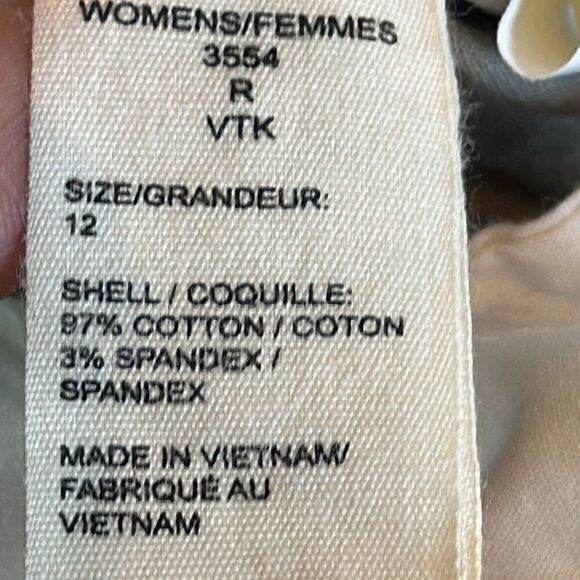 Woolrich Maple Grove Bermuda Shorts Khaki Womens 12 Outdoor Camping - Picture 6 of 7